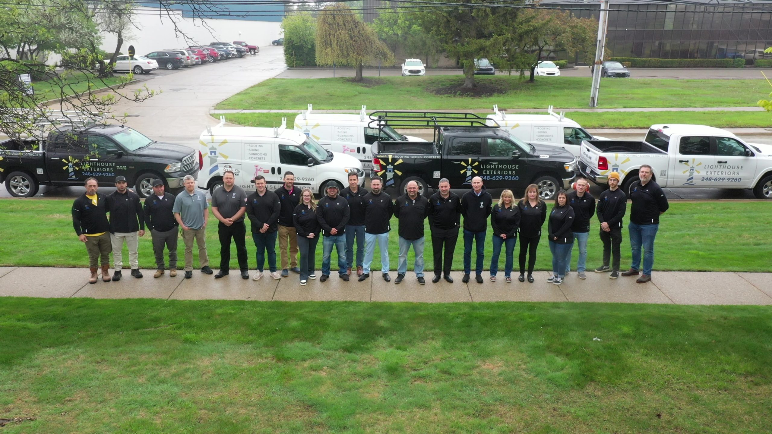 Lighthouse Exteriors Group Shot