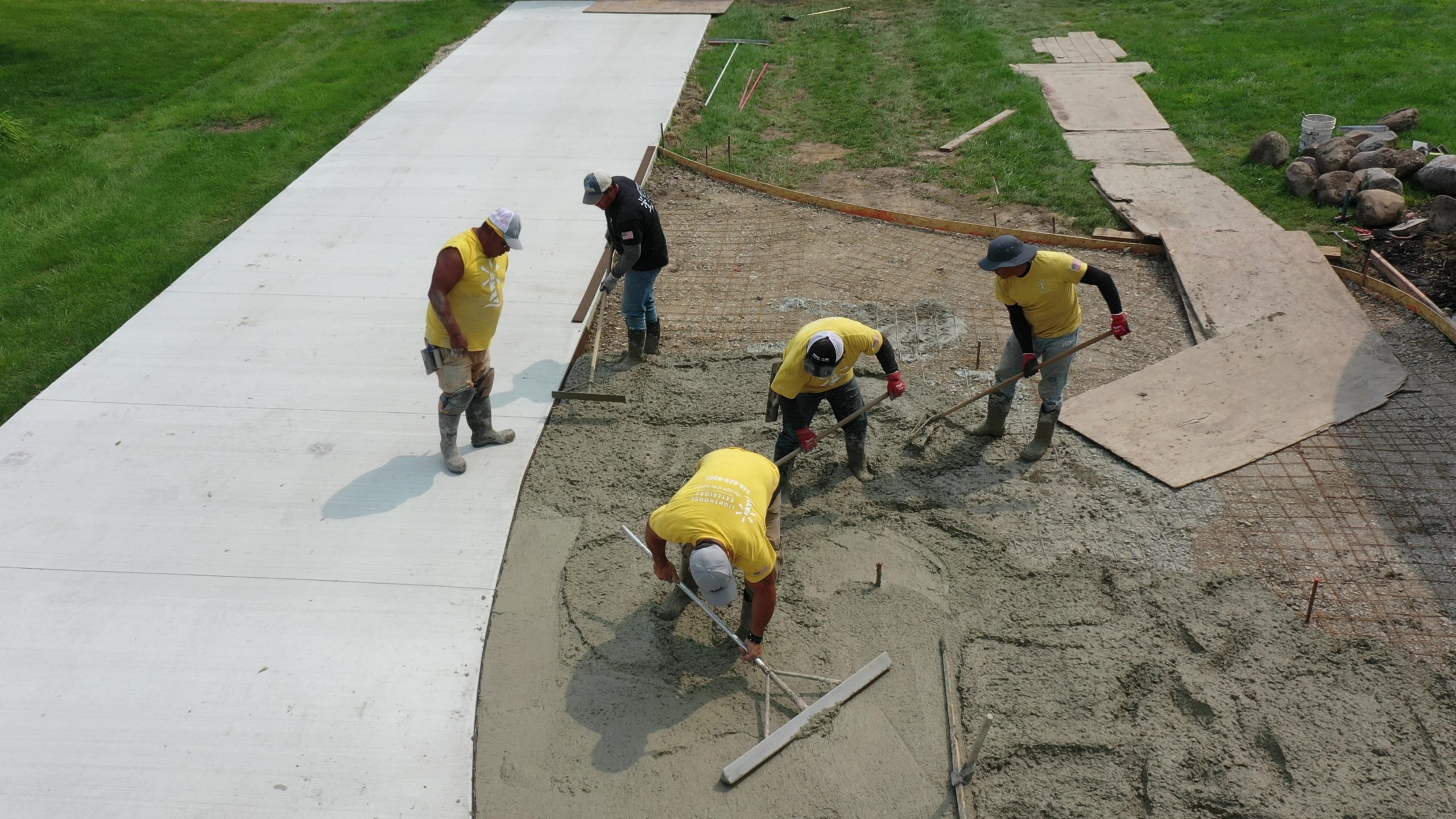 Lighthouse Exteriors Proven Concrete Process