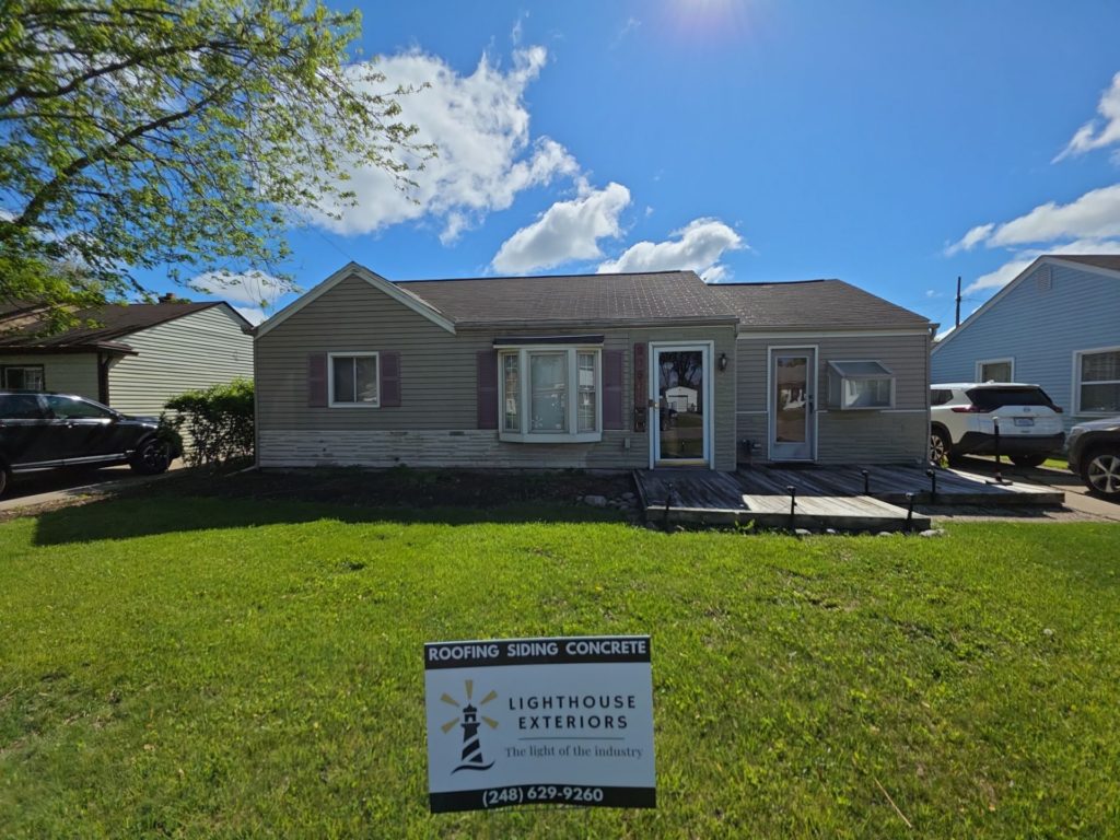 Roof Replacement Before