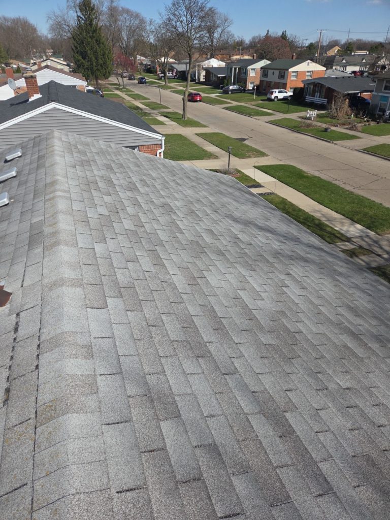 Image of a gray shingle roof